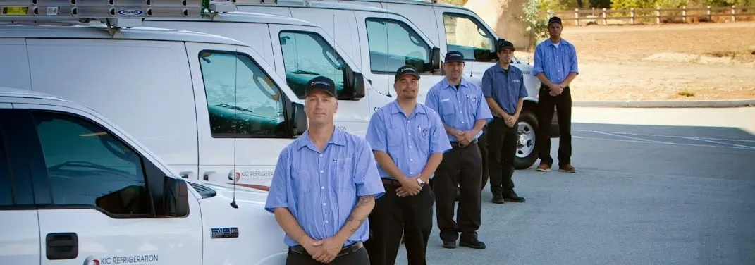 KIC Refrigeration crew ready for Mini Split Repair jobs across Fallbrook